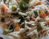 வெஜ் பிரைட் ரைஸ் (ஹோட்டல் ஸ்டையில்) ரெசிபி ஸ்டேப் 3 புகைப்படம்