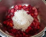 A picture of step 6 of Kerala Style Beetroot Pulav.