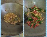 Foto langkah ke 5 dari resep Udang, sosis, telur saus tiram.