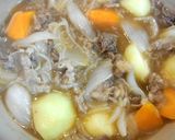 A picture of step 8 of Comforting Nikujaga - Simmered Meat and Potatoes.