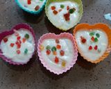 A picture of step 2 of Rabdi cupcake.