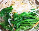 A picture of step 4 of Mixed Bean Sprout Namul Using a Namul Base.