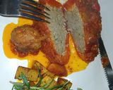 Foto langkah ke 6 dari resep Stuffed Bellpepper - Paprika isi Daging.
