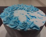 A picture of step 19 of Egg less Rainbow Cake.