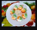 A picture of step 6 of Delicious tasty tricolour Tiranga sweet ladoo.