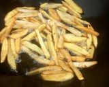A picture of step 5 of Potato fries 🍟 all time favourite.