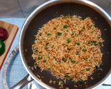 A picture of step 4 of Vegetable Fried Rice.
