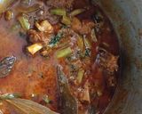 A picture of step 9 of Mutton with Guar Beans.
