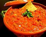 A picture of step 3 of Mike's Habenero Salsa.