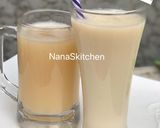 A picture of step 4 of Baobab drink.