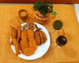 A picture of step 6 of Pakoda Platter.