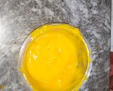 A picture of step 9 of Eggless Mango cake.