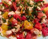 Une image de l'étape 4 de Salade de tomates anciennes mozzarella 😋😋.