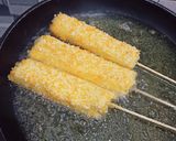 Foto langkah ke 5 dari resep 050. Simple Mozarella Corn Dog.