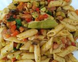 Foto del paso 4 de la receta Macarrones salteados con verduras y curry