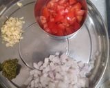 A picture of step 2 of Panch phoran Masoordal.