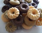 A picture of step 7 of Baked Okara Mini Donuts.