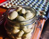 Foto langkah ke 5 dari resep Greentea Meringue Cookies.