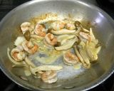A picture of step 6 of Kabocha Squash Gnocchi Shrimp and Tomato Cream.