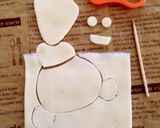 A picture of step 3 of Okay! Cheese Olaf From Frozen.