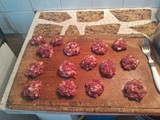Minis hamburguesas de pollo y carne