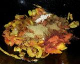 A picture of step 8 of BHINDI DO PYAZA / ONION AND OKRA STIR FRY.