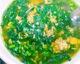 Hình bước làm 3 của món Canh rạm rau đay