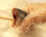 A picture of step 2 of Foolproof Salt-Grilled Pacific Saury in a Frying Pan.