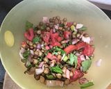 A picture of step 5 of Kala Chana chaat.
