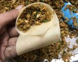 A picture of step 4 of Beef samosa.