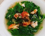 Hình bước làm 4 của món Rau dền nấu canh tôm