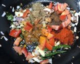 A picture of step 4 of Chamagadda Pulusu (Colocasia / Arbi / Taro Root Curry - Andhra / Telangana cuisine).