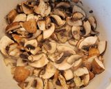 A picture of step 1 of Mushrooms Rice.