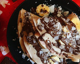 Foto del paso 5 de la receta: Crepes de plátano, coco y chocolate(sin gluten)