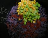 A picture of step 6 of Seven Colored Inari Sushi with Black Rice.