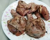 A picture of step 3 of LG SPICE DUSTED CHICKEN.