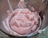 A picture of step 4 of Low Carb Raspberry Chocolate Meringue Cookies.