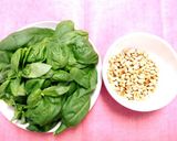 A picture of step 1 of Authentic Pesto Genovese (Basil Sauce).