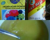 Foto langkah ke 1 dari resep Puding labu kuning rasa melon suegerr.