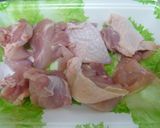 A picture of step 1 of Braised Sweet Potato & Chicken with Butter and Miso.