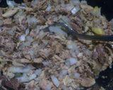 A picture of step 2 of Mackerel x patty.