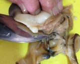 A picture of step 9 of Surf Clam Sashimi - How to Peel, Prepare and Blanch.