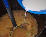 A picture of step 10 of Chicken Corn vegetable soup.
