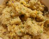 A picture of step 3 of Baked Cheesey Cauliflower Rounds.