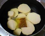 A picture of step 3 of Our Family Version of Kuri Kinton (sweet potato puree with chestnuts) for Osechi.
