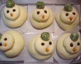 Steamed Snowman Buns - Rainbow Nourishments