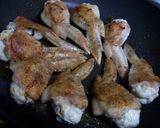 A picture of step 14 of Pan Fried, Not Deep Fried Stuffed Chicken Wings (Chicken "Gyoza").