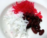 A picture of step 5 of Kidney Bean And Jello In Coconut Milk Dessert.