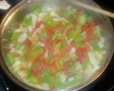 A picture of step 2 of chicken spaghetti.