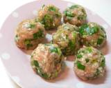 Ginger Flavored Chicken Meatballs with Grated Daikon Radish and Ponzu Sauce recipe step 2 photo